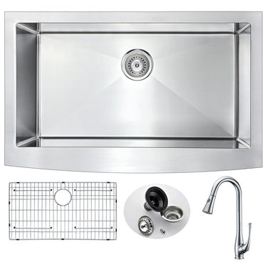 ANZZI ELYSIAN Series KAZ3620-041 Kitchen Sink Kitchen Sink ANZZI